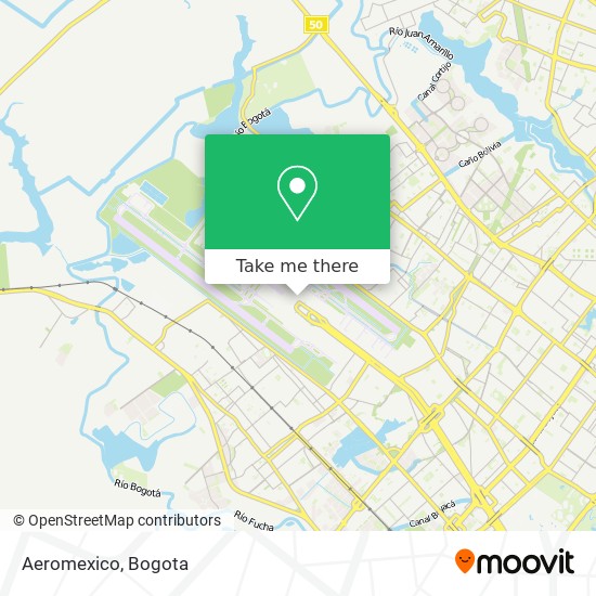Aeromexico map