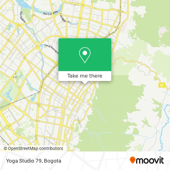 Yoga Studio 79 map