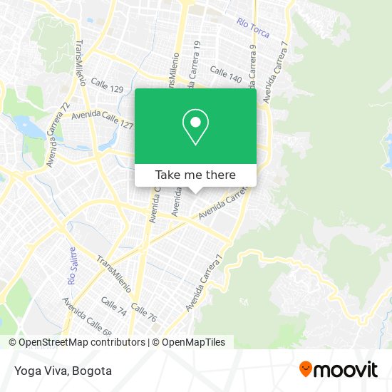 Yoga Viva map