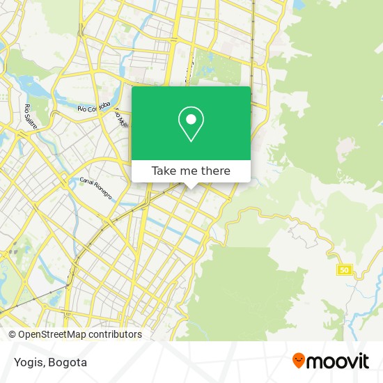 Yogis map
