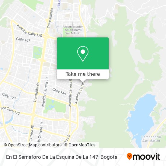 En El Semaforo De La Esquina De La 147 map