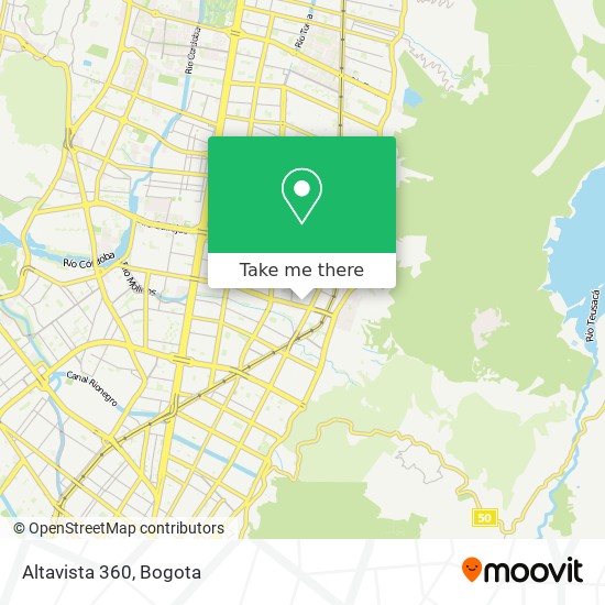 Altavista 360 map