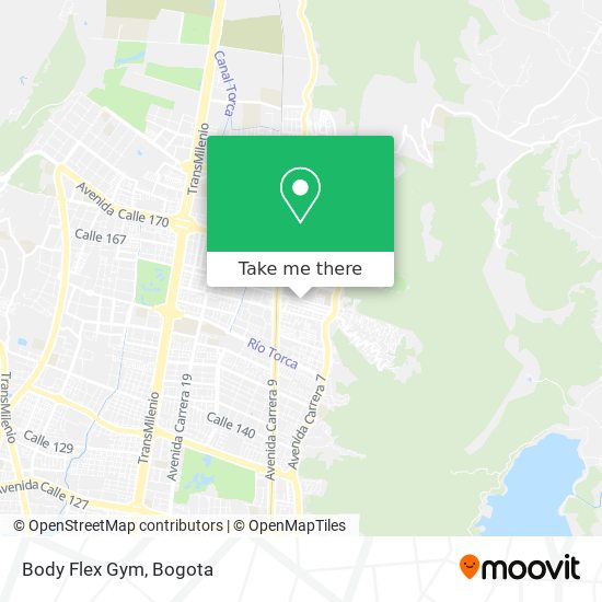 Body Flex Gym map