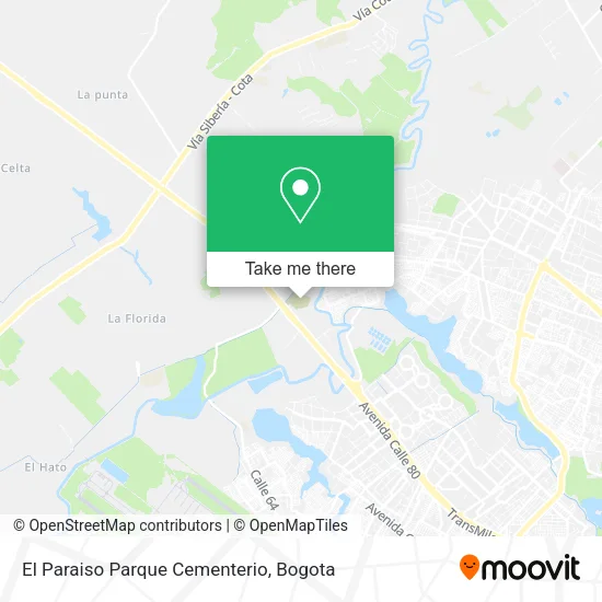 El Paraiso Parque Cementerio map