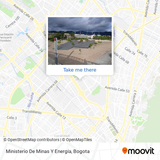 Mapa de Ministerio De Minas Y Energía