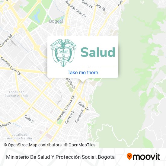 Ministerio De Salud Y Protección Social map