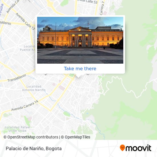 Palacio de Nariño map