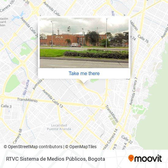 RTVC Sistema de Medios Públicos map