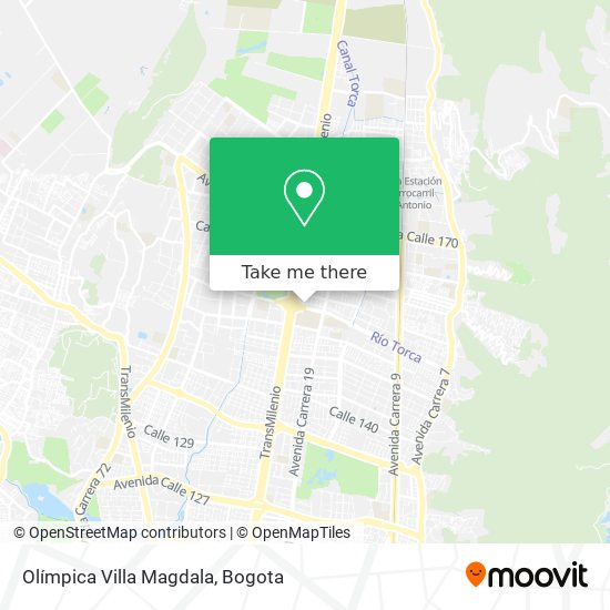 Olímpica Villa Magdala map