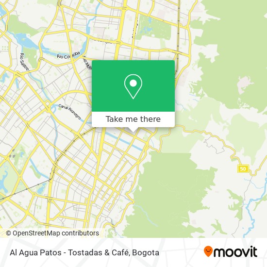 Al Agua Patos - Tostadas & Café map