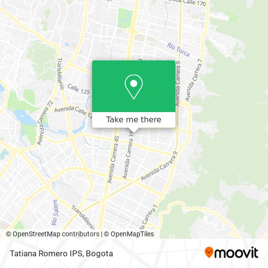 Mapa de Tatiana Romero IPS