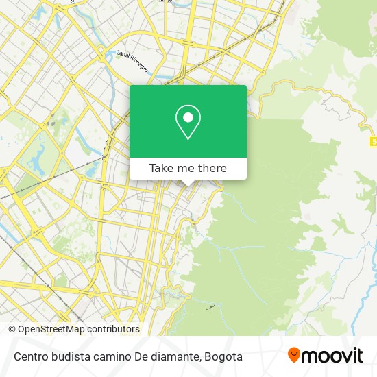 Centro budista camino De diamante map