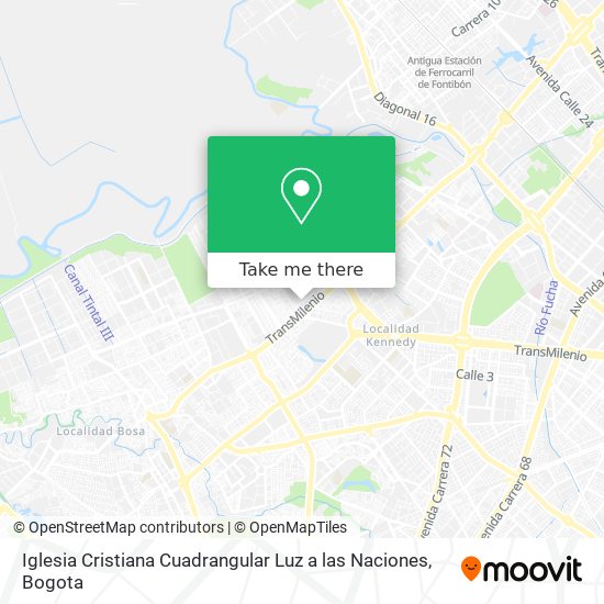 Iglesia Cristiana Cuadrangular Luz a las Naciones map