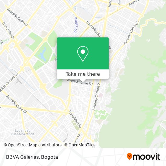 BBVA Galerias map