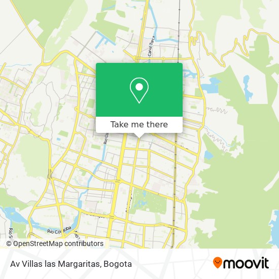 Mapa de Av Villas las Margaritas