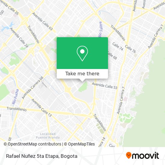 Rafael Nuñez 5ta Etapa map