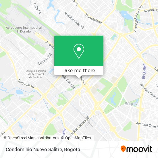 Mapa de Condominio Nuevo Salitre