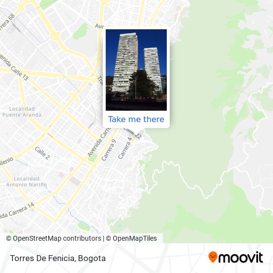 Torres De Fenicia map