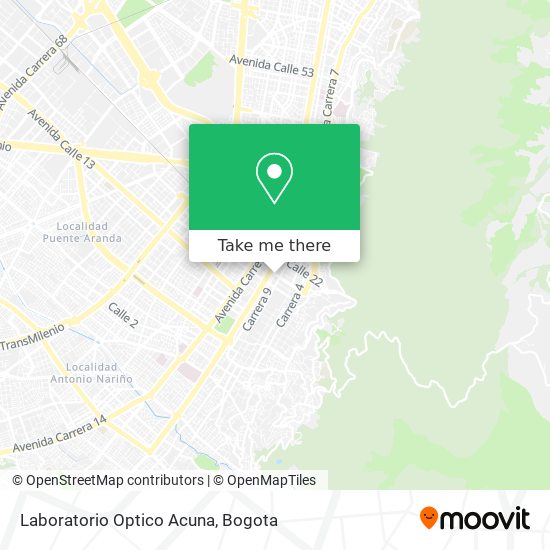 Laboratorio Optico Acuna map