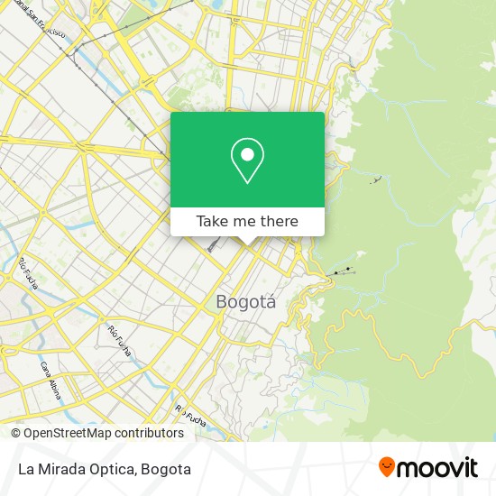 La Mirada Optica map