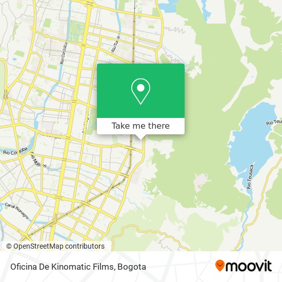Oficina De Kinomatic Films map
