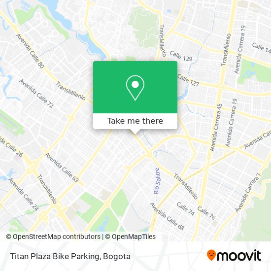 Titan Plaza Bike Parking map