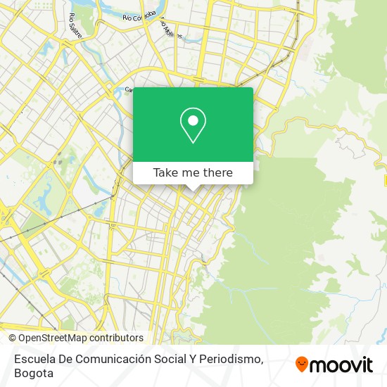Escuela De Comunicación Social Y Periodismo map