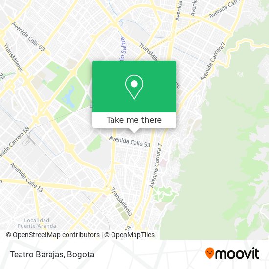 Teatro Barajas map