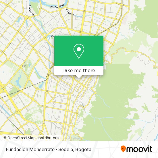 Fundacion Monserrate - Sede 6 map