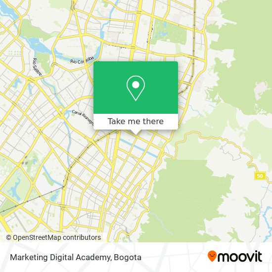 Marketing Digital Academy map