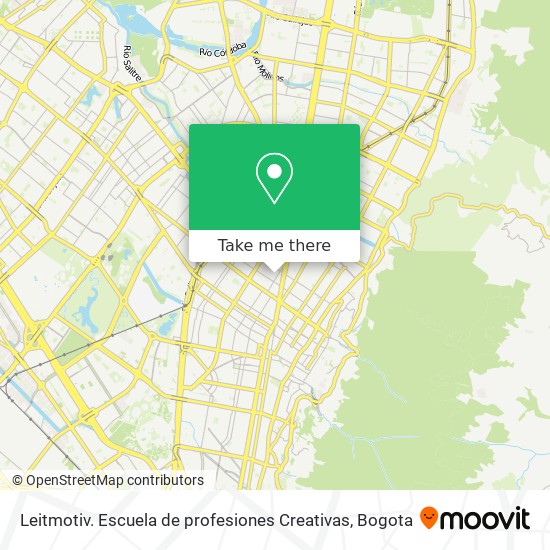 Leitmotiv. Escuela de profesiones Creativas map