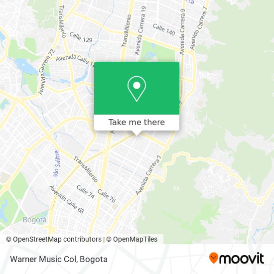Mapa de Warner Music Col
