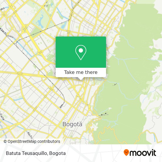 Batuta Teusaquillo map