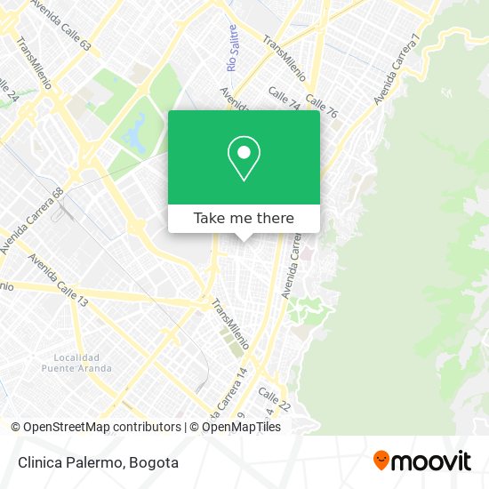 Clinica Palermo map