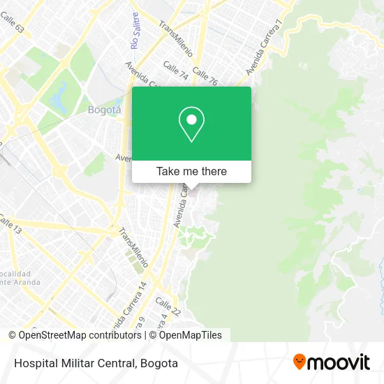 Mapa de Hospital Militar Central