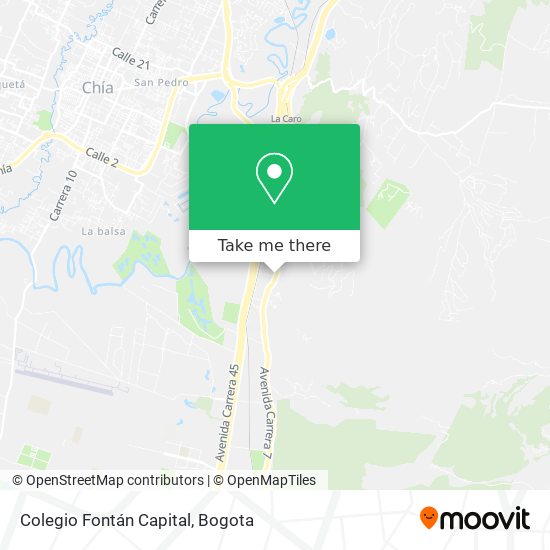 Mapa de Colegio Fontán Capital