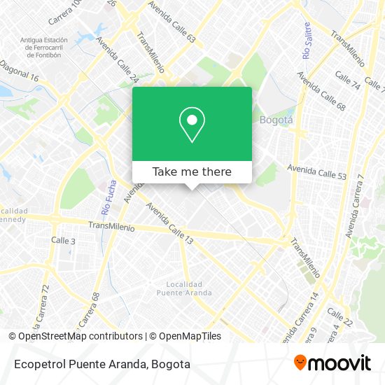 Ecopetrol Puente Aranda map