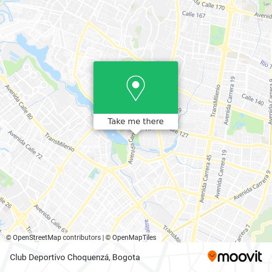 Club Deportivo Choquenzá map