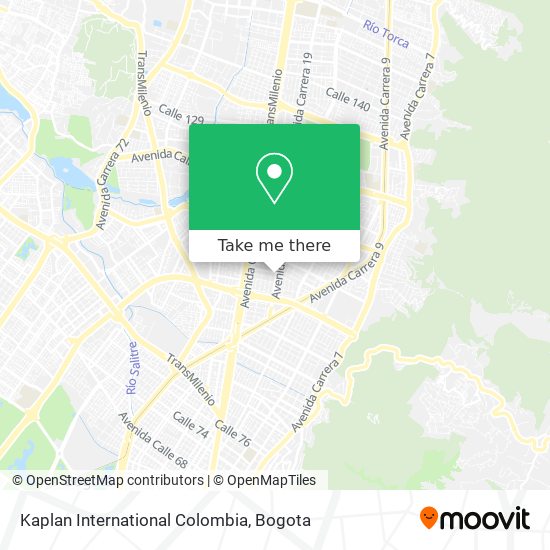 Kaplan International Colombia map