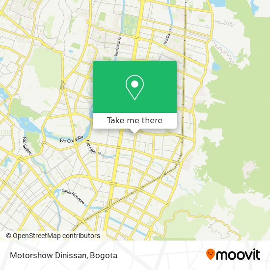Motorshow Dinissan map