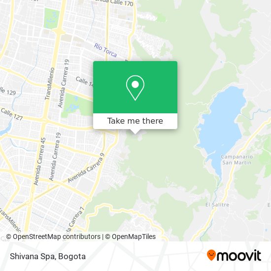 Shivana Spa map