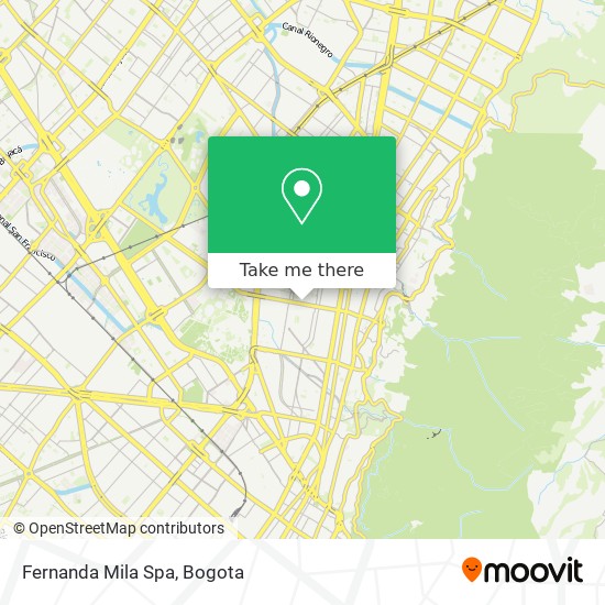 Fernanda Mila Spa map