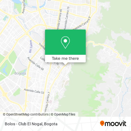 Bolos - Club El Nogal map
