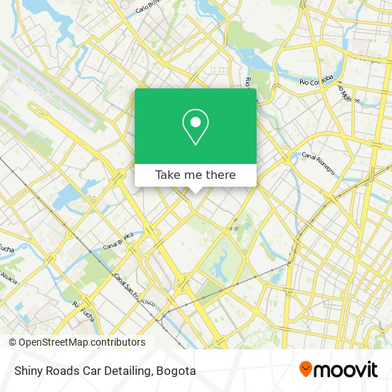 Shiny Roads Car Detailing map