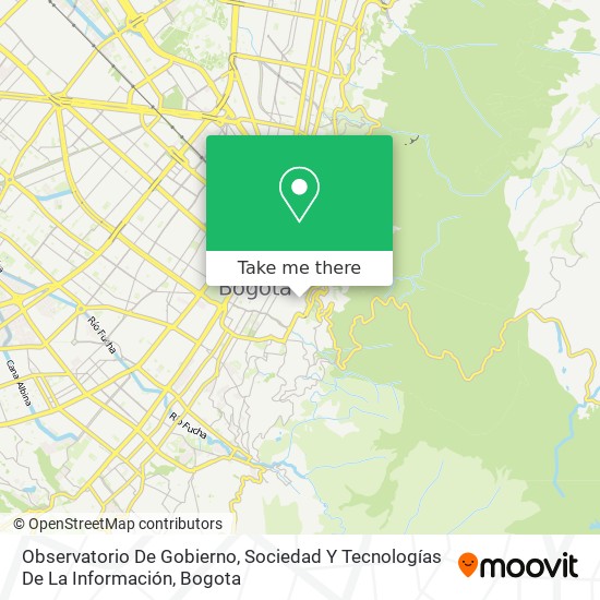 Observatorio De Gobierno, Sociedad Y Tecnologías De La Información map