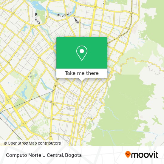 Computo Norte U Central map