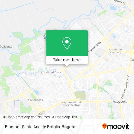 Biomax - Santa Ana de Britalia map