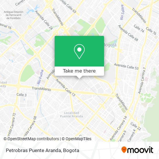 Mapa de Petrobras Puente Aranda