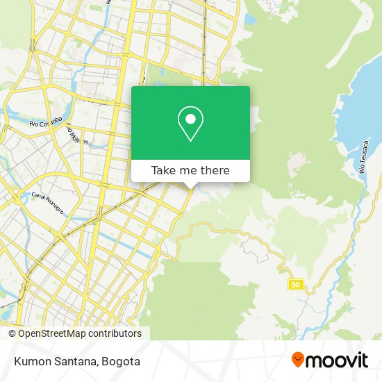 Kumon Santana map