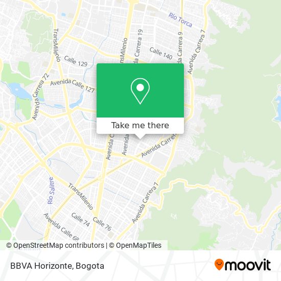 BBVA Horizonte map